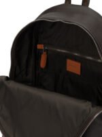 SANTONI sac à dos en cuir homme marron – Image 5