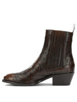 SARTORE bottines en cuir femme marron – Image 3