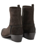 SARTORE bottines en cuir femme marron – Image 4