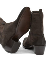 SARTORE bottines en cuir femme marron – Image 5