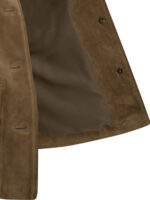 SEMPER veste en cuir femme marron – Image 4