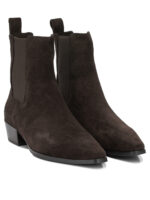 STRATEGIA bottes en cuir femme marron – Image 2