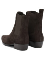 STRATEGIA bottes en cuir femme marron – Image 4