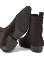 STRATEGIA bottes en cuir femme marron – Image 5