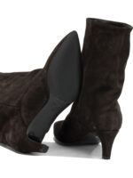 STRATEGIA bottes en cuir femme marron – Image 5