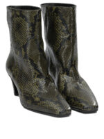 STRATEGIA bottes en cuir femme vert – Image 2