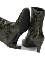 STRATEGIA bottes en cuir femme vert – Image 5