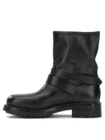 STRATEGIA bottes en cuir femme noir – Image 2