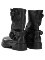 STRATEGIA bottes en cuir femme noir – Image 3
