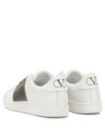 VALENTINO GARAVANI baskets en cuir homme blanc – Image 4