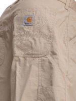 CARHARTT WIP bermuda en coton homme beige – Image 4