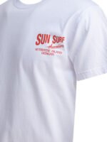 SUN SURF t-shirt en coton homme blanc – Image 4