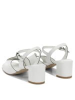 DEL CARLO sandales à talon femme blanc – Image 4