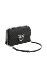 PINKO sac bandoulière en cuir femme noir – Image 2