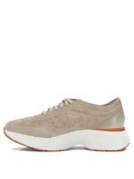 SANTONI baskets en daim femme beiges – Image 3