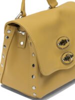 ZANELLATO sac à main en cuir femme jaune – Image 4