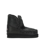 MOU bottes en cuir femme noires