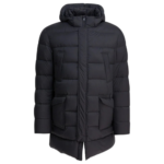HERNO doudoune à capuche en nylon homme noir