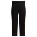 THOM BROWNE pantalon en coton homme noir