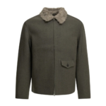OUR LEGACY manteau court homme vert
