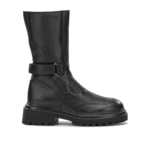 COPENHAGEN bottes en cuir femme noires