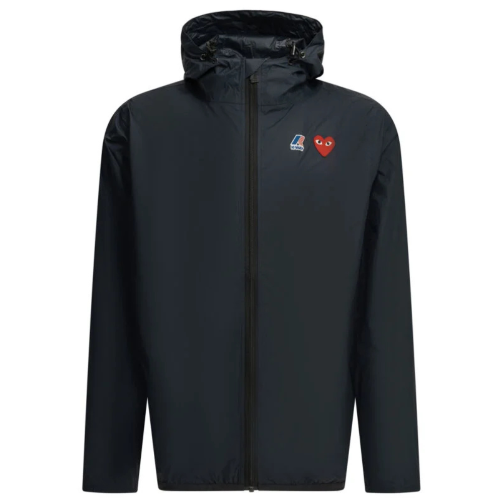 Sans titre (1000 x 1000 px) - 2026-09-04T235002.034 COMME DES GARÇONS PLAY x K-WAY imperméable homme bleu – Image 1