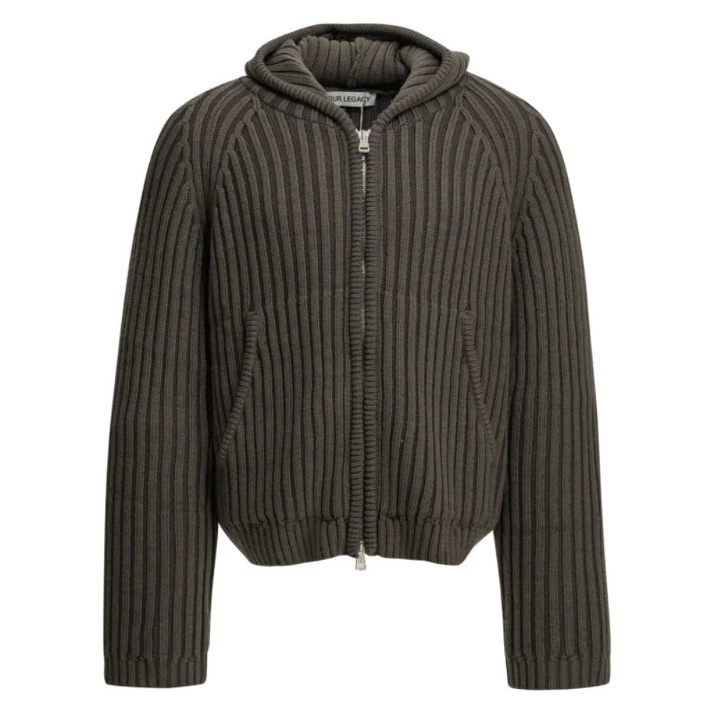Sans titre (1000 x 1000 px) - 2026-09-05T170809.544 OUR LEGACY pull zippé en laine homme vert – Image 1