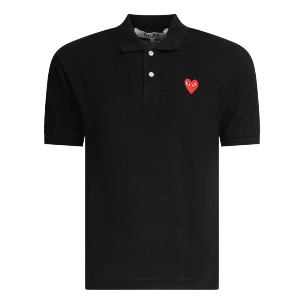 Sans titre (1000 x 1000 px) - 2026-09-05T171619.571 COMME DES GARÇONS PLAY polo homme noir – Image 1