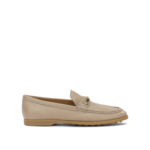 TOD'S mocassins en cuir femme beige