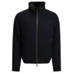 MOORER blouson homme bleu