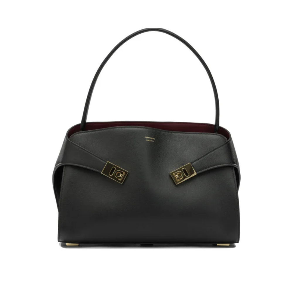 Sans titre (1000 x 1000 px) - 2026-09-15T194058.776 FERRAGAMO sac à main en cuir femme noir – Image 1