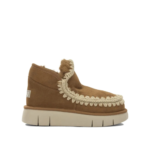 MOU bottes en cuir femme marron