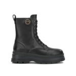 PINKO bottes en cuir femme noires