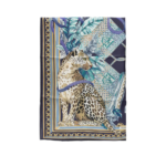 FERRAGAMO carré de soie femme bleu