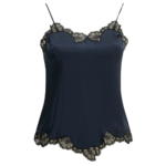 ISABEL MARANT top en satin femme bleu