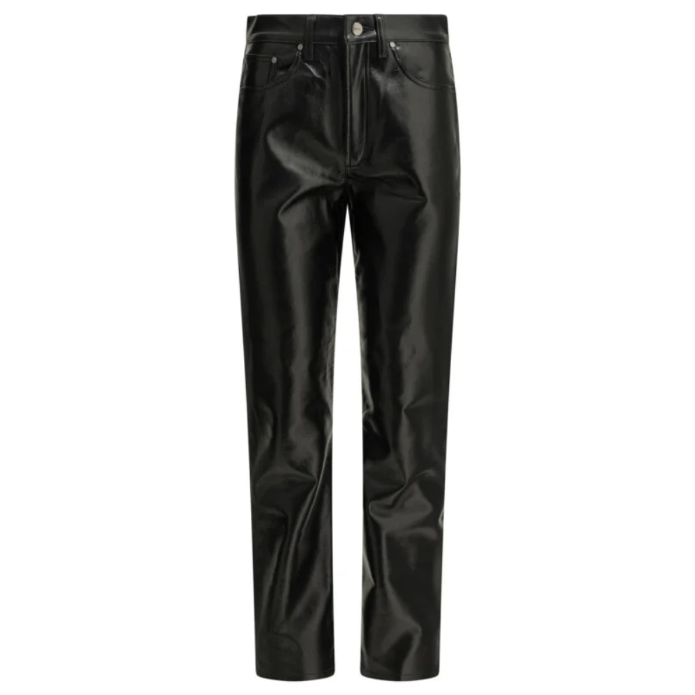 Sans titre (1000 x 1000 px) - 2026-09-19T151528.419 AGOLDE pantalon en cuir femme noir – Image 1