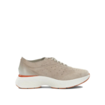 SANTONI baskets en daim femme beiges
