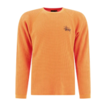 STÜSSY pull en coton homme orange