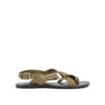 SOEUR sandales en cuir femme bronze