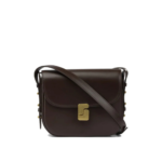 SOEUR sac bandoulière en cuir femme marron