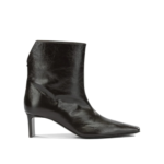 KHAITE bottines en cuir femme noires