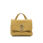 ZANELLATO sac à main en cuir femme jaune