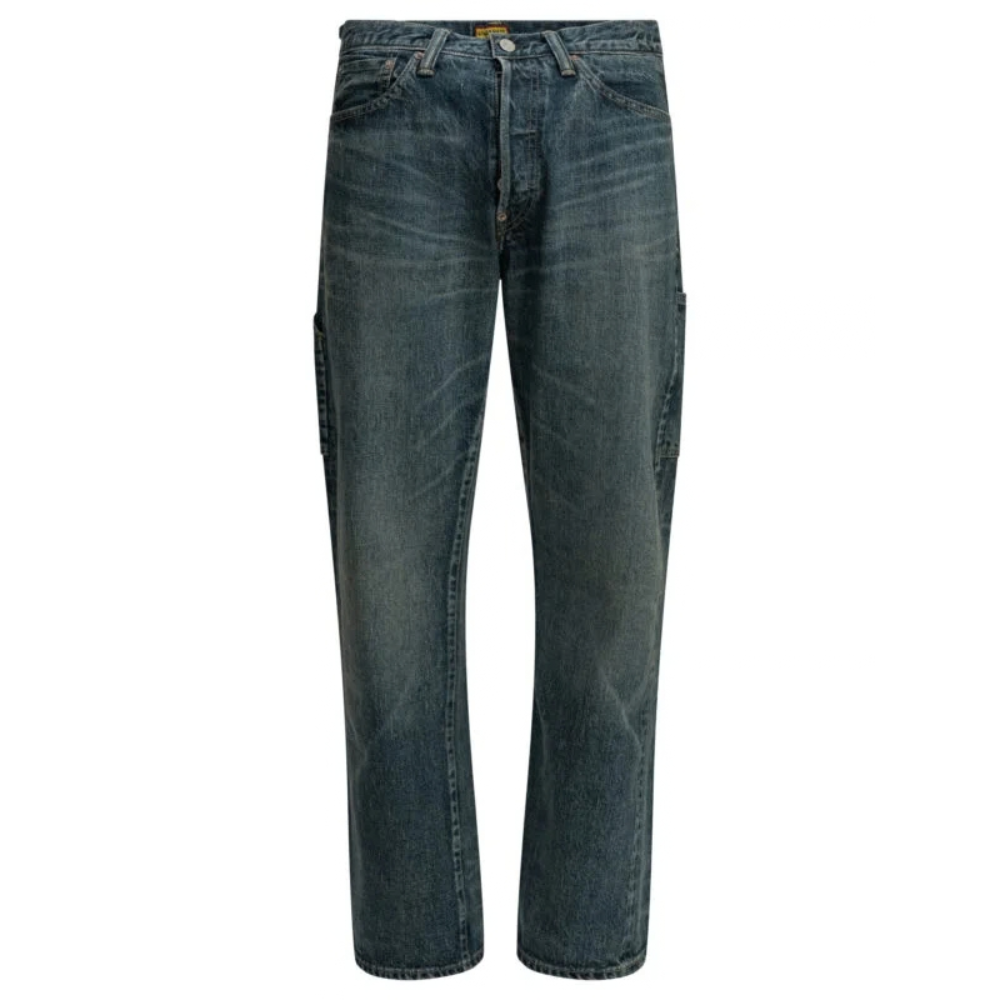 Sans titre (1000 x 1000 px) - 2026-09-22T185103.310 HUMAN MADE jeans droits homme bleus – Image 1