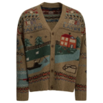 POLO RALPH LAUREN cardigan homme marron