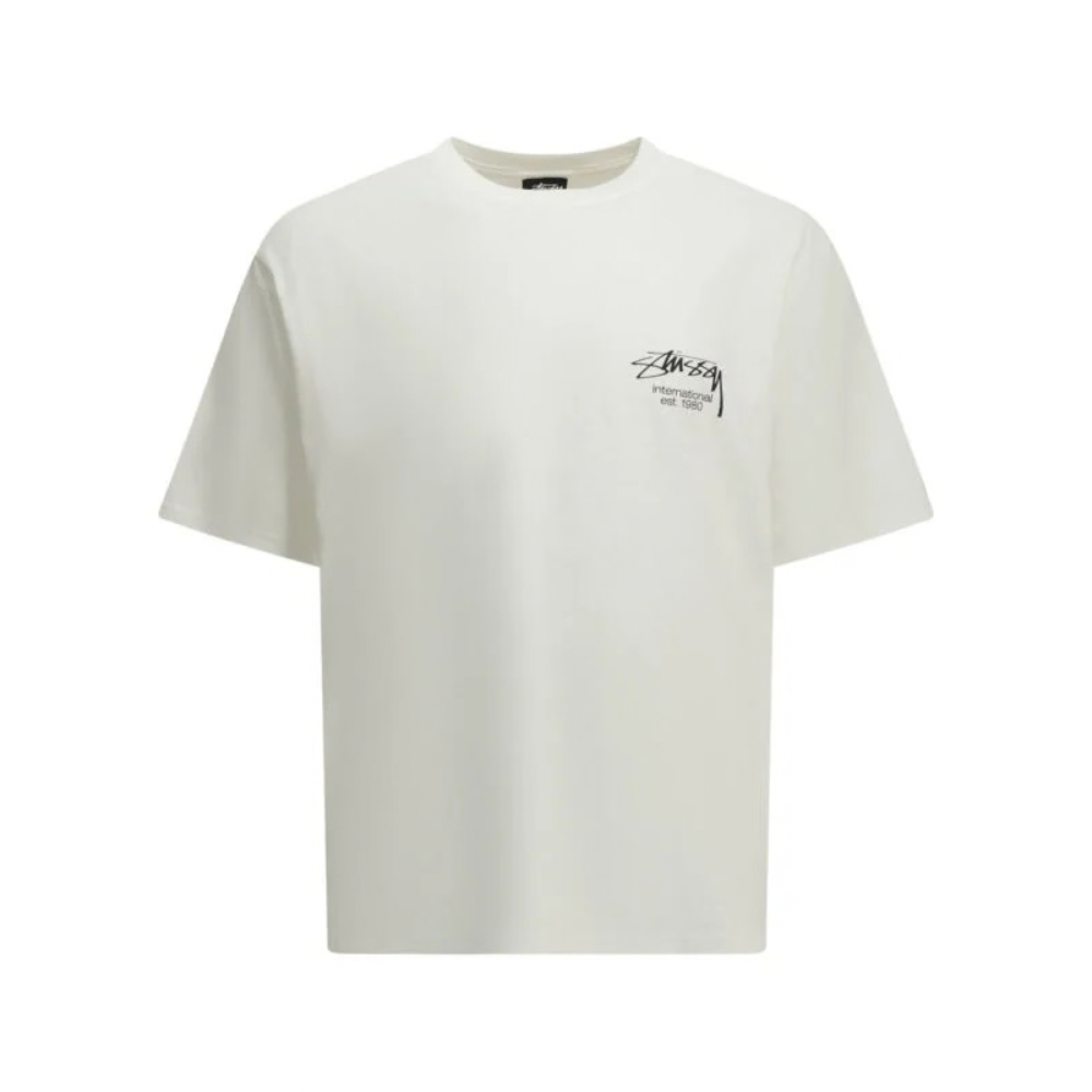 Sans titre (1000 x 1000 px) - 2026-09-24T224927.061 STÜSSY t-shirt en coton homme blanc – Image 1