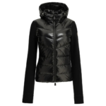 MONCLER GRENOBLE sweat-shirt zippé femme noir