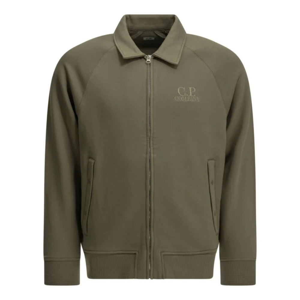Sans titre (1000 x 1000 px) - 2026-09-28T161948.929 C.P. COMPANY sweat zippé homme vert – Image 1