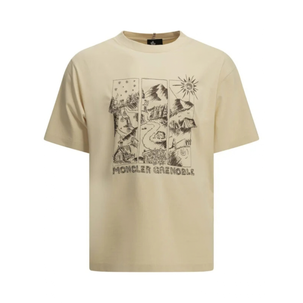Sans titre (1000 x 1000 px) - 2026-09-28T170232.351 MONCLER GRENOBLE t-shirt homme beige – Image 1