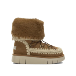 MOU bottes en cuir femme marron