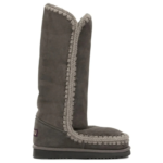 MOU bottes en cuir femme marron
